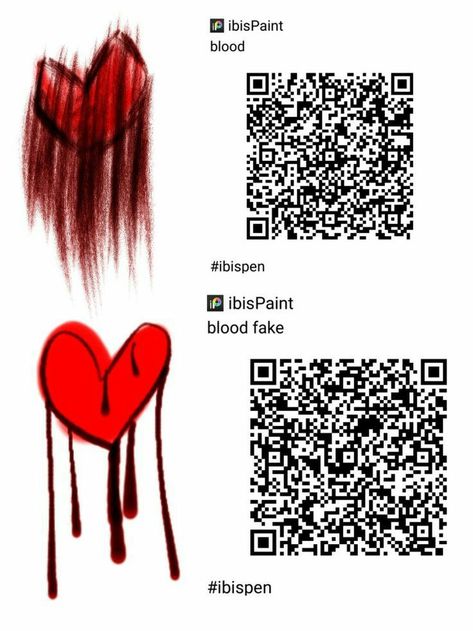 Blood Ibs Paint Qr Code, Ibis Blood Brush, Ibispaint Blood Brush, Blood Pen Ibispaint, Ibis X Paint Qr Codes, Code Ibispaint Gacha, Blood Ibispaint Code, Ibis Paint Brush Code Blood, How To Draw Blood