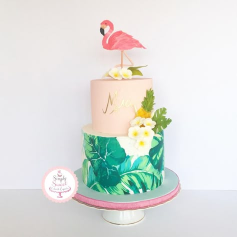 - A um passo dos teus sonhos - | StepWeddings Tropical Cake, Tropical Birthday Party, Flamingo Cake, Flamingo Birthday Party, Fiesta Tropical, Tropical Birthday, Luau Birthday, Flamingo Birthday, First Birthday Cakes