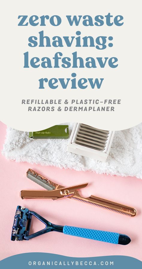 Zero Waste Shaving: Leaf Razor & Dermaplaner Review Facial Dermaplaning, Dermaplaning Tool, Dermaplaning Razor, Shaving Routine, Zero Waste Swaps, Environmentally Friendly Living, Eyebrow Grooming, Disposable Razor, Skin Care Tutorial