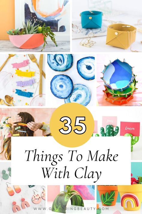 Clay Coasters, Dry Clay Crafts, Air Dry Clay Crafts, Stamped Clay, Adult Activities, Air Dry Clay Ideas, Dry Clay Ideas, Hanging Craft Ideas, Homemade Clay