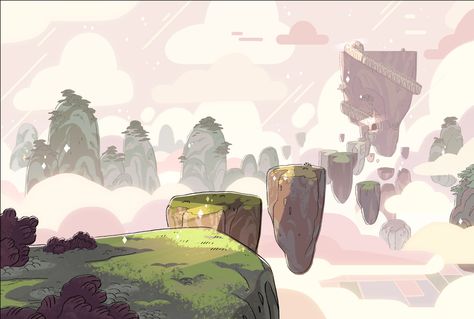 Steven Crewniverse Behind-The-Scenes Universe: A selection of Backgrounds from the Steven... Steven Universe Background, Google Backgrounds, Cartoon Network Studios, Steven Universe Wallpaper, Bg Design, Pretty Backgrounds, Steven Universe Fanart, Universe Art, Big Art