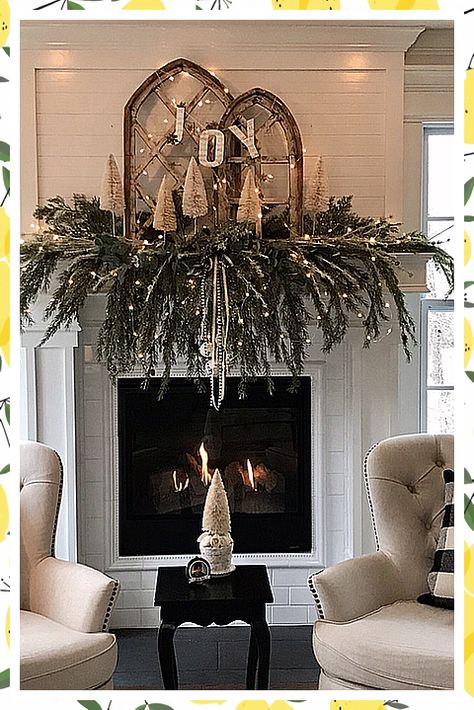 Christmas Mantel - Are you ready to solve your solution? Click to fulfill your needs. Kaktus Dan Sukulen, Quotes Christmas, Christmas Mantle Decor, Christmas Fireplace Decor, Christmas Mantel Decorations, Christmas Mantle, Christmas Fireplace, Instagram Christmas, 2023 Christmas