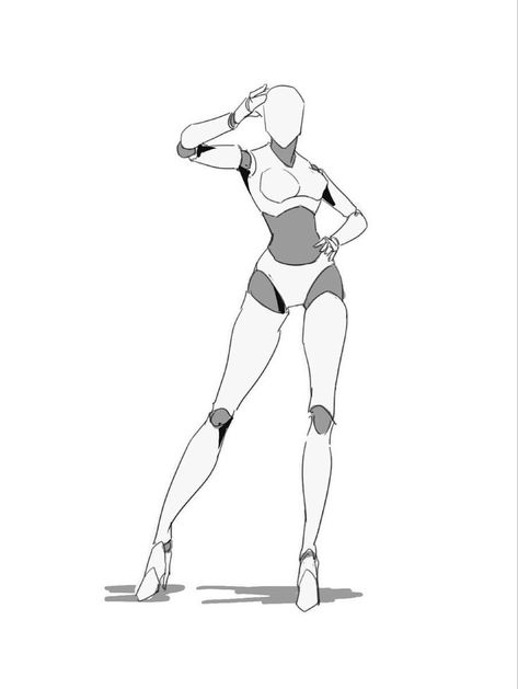 Blank Character Base Pose, Spidersona Base Female, Blank Character Base, Character Poses Reference Standing, Drawing Action Poses, Figurine Poses, Spidersona Base, Human Body Drawing, Sketch Poses