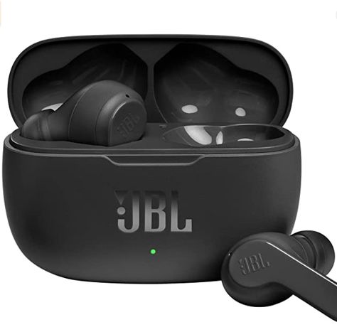 JBL deep bass sound for even more fun: With the deep bass of the 8mm driver, the comfortable Bluetooth in-ear headphones tune into everyday life and are a true multi-talent with JBL sound quality. The long battery life of up to 20 hours ensures maximum music enjoyment throughout the day. Enjoy up to 5 hours of playtime and another 15 hours of music with the charging case. Waterproof Headphones, Hifi Stereo, Headphone With Mic, Voice Assistant, Sports Headphones, Audio Headphones, Noise Cancelling Headphones, Black Headphones, Bluetooth Earbuds