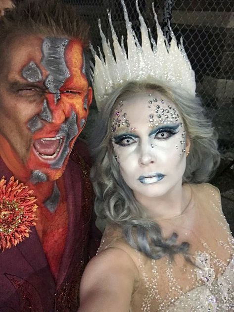 Red Queen Makeup, Faun Costume, Ice Makeup, Ice Queen Costume, Ice Queen Makeup, Princess Photo Shoot, Classic Halloween Costumes, Horror Party, Another Round