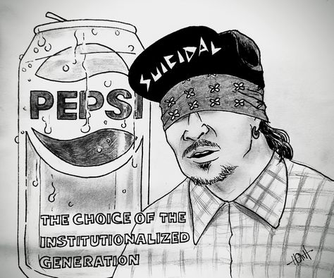 Mike Muir, Tendencies Band, Sullen Art Drawings, Misfits Poster Vintage, Mike Inez Alice In Chains, Metal Memes Humor, Mike Ohearn Meme, Gang Culture, Punk Culture