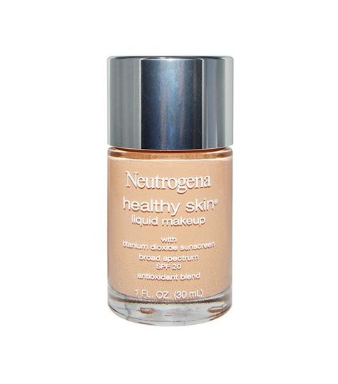 Neutrogena Healthy Skin Liquid Makeup Official Makeup, Best Drugstore Foundation, Foundation For Dry Skin, Foundation Tips, Drugstore Foundation, Neutrogena Makeup, Liquid Makeup, Skin Foundation, Cosmetic Items