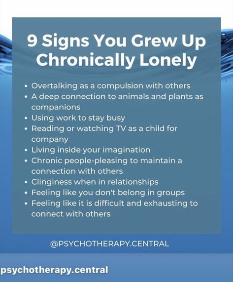 Chronic Loneliness, Only Child, Growing Up, Like You, Period, Healing, Feelings, Signs, Health