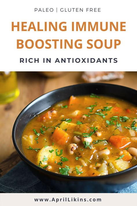 Soup To Boost Immune System, Immunity Boosting Soup Recipes, Immune Boosting Beef Soup, Soup When Your Sick Immune System, Immune Boosting Vegetable Soup, Garlic For Immune System, Immune System Soup, Healing Recipes Immune System, Soups For Immune System