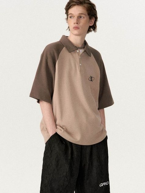 Did not receive it but purchase in another store and it’s good Oversized Polo Shirt Outfit Men, Collar Tshirt For Men, Brown T Shirt Outfit, Oversized Polo Shirt Outfit, Oversized Polo Outfit, Polo Tshirt Men Outfit, Brown Tshirt Outfit, Polo Shirt Outfit, Polo Oversize