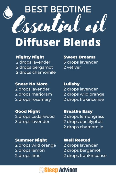 Looking for some essential oil diffuser blends to help you sleep? Check out our interview with a certified aromatherapist for the top oils, blends, and ideas on how to use them. We are Sleep Advisor, the sleep experts! The best tips on how to have a well rested night, healthy sleep tips, sleep health hacks, product info Essential Oil Safety, Essential Oils Guide, Well Rested, Health Hacks, Sleep Tips, Sleep Health, Plant Therapy, Sleep Solutions, Essential Oil Diffuser Blends