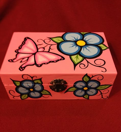 Mini Box Painting Ideas, Painting Shoe Boxes Ideas, Memory Box Painting, Paint Box Ideas, Shoe Box Painting Ideas, Jewelry Box Painting Ideas, Box Painting Ideas, Diy Box Crafts, Box Painting