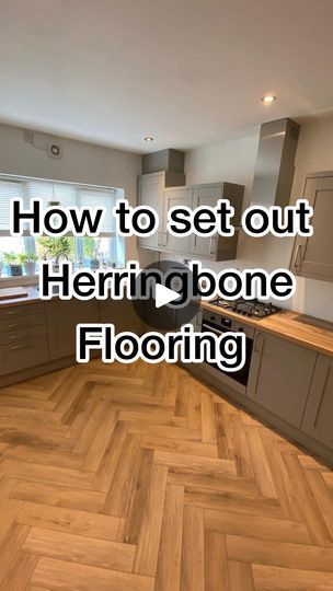 Hering Bone Flooring, Diy Herringbone Floor, Herringbone Floor Living Room, Herringbone Tile Floor, Herringbone Tile Floors, Herringbone Flooring, Tiled Hallway, Herringbone Wood Floor, Living Room Redo