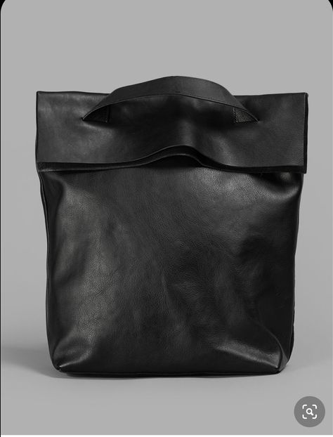 Yoshi Yamamoto, Leather Projects, Black Leather Bags, Leather Bags Handmade, Yohji Yamamoto, Sewing Bag, Diy Bag, Beautiful Bags, Bag Shoulder