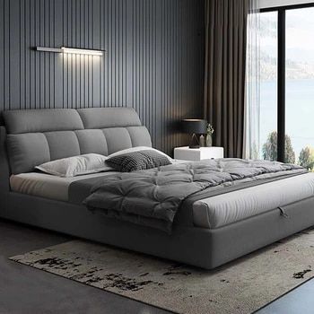 King Size Bed Master Bedrooms, Modern Double Beds, King Size Bed Designs, Modern Style Bed, Simple Bed Designs, Bed Back Design, Double Bed Designs, Bed Headboard Design, Modern Luxury Bedroom