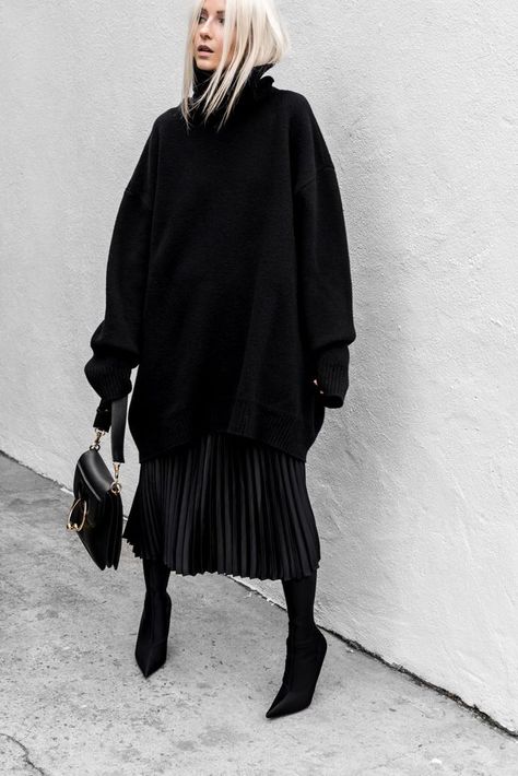 To the Point Mode Turban, Looks Street Style, Looks Black, Autumn 2024, Outfit Look, All Black Outfit, Mode Inspo, 가을 패션, Looks Style