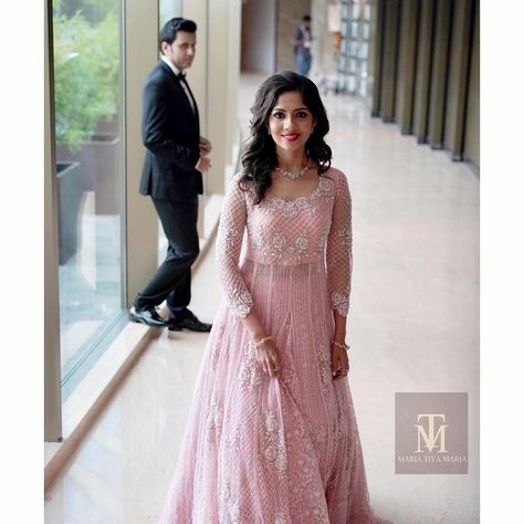 #party wear I never loved you any more than I do, right this second. And I’ll never love you any less than I do, right this second.” It’s a classy… Reception Dress Bride Indian Gown, Engagement Dress For Bride Indian Gown, Simple Engagement Dress, Engagement Dress For Groom, Christian Bridal Saree, Engagement Dress For Bride, Bride Reception Dresses, Engagement Gowns, Designer Anarkali Dresses