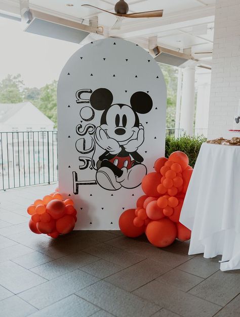 Mickey Mouse Backdrop, Mickey Mouse Birthday Decorations, Mickey Mouse Bday, Mickey Mouse Themed Birthday Party, Mickey Mouse Balloons, Mickey Mouse First Birthday, Mickey Mouse 1st Birthday, Mickey Birthday Party, Mickey Mouse Theme