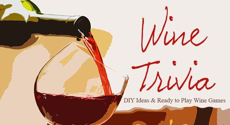 Wine Trivia Game, create your own wine trivia game at your next dinner party, girls night or wine tasting party. We have some wine facts and trivia to get you started. Wine Trivia, Name That Tune Game, Wine Facts, Wine Games, Party Girls Night, Dinner Party Games, Wine Tasting Events, Wine Tasting Party, Girls Fun