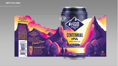 Craft Beer Label Design, Craft Beer Design, Craft Beer Packaging, Beer Packaging Design, Beer Label Design, Drinks Packaging Design, Branding Design Packaging, Lone Tree, Beer Packaging