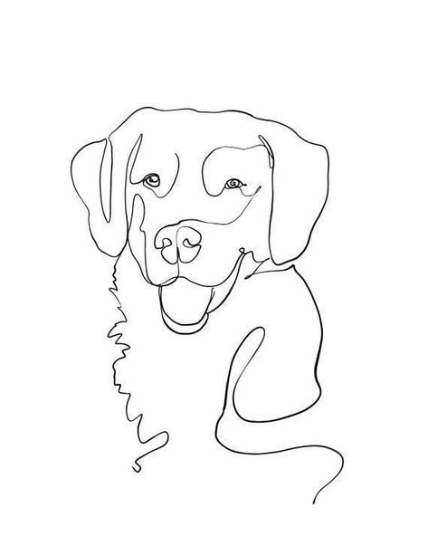 Tatoo Dog, Dog Line Drawing, Animal Line Drawings, Family Sketch, Embroidered Canvas Art, One Line, 심플한 그림, Dog Outline, Dog Line Art