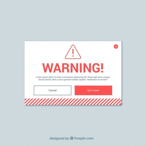 Warning Graphic Design, Pubmat Ideas, Android App Design, Product Manual, Pop Up Window, Photo Texture, Design Icon, Graphic Editing, Flat Design