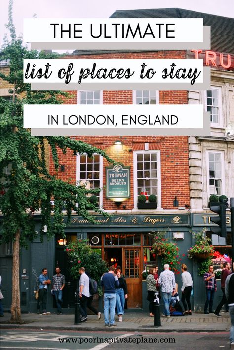 If you're planning on visiting London but don't know where to stay then check out this list of the best neighborhoods to stay on your next visit to London, England. Each neighborhood is unique and has so many things to do so find your perfect match. #london #neighborhoods Neighborhoods In London, Best London Neighborhoods, Best Neighborhoods To Stay In London, Hampstead Village, Convent Garden, Hampstead London, London Cheap, Safe Neighborhood, London Neighborhoods