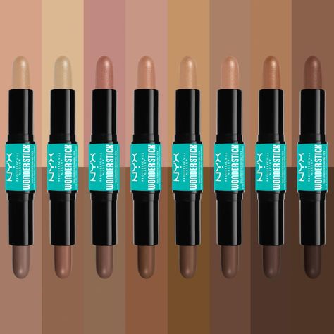 #makeup #nyx #contour Nyx Wonder Stick, Contour Shades, Contouring Stick, Cream Contour Stick, Stick Highlighter, Concealer Stick, Contour Stick, Cream Contour, Cruelty Free Cosmetics