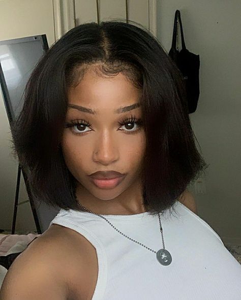 Edgy Bob Hairstyles, Healthy Black Hair, Braided Hairstyles For Black Women Cornrows, Natural Hair Short Cuts, Pulled Back Hairstyles, Quick Natural Hair Styles, Quick Weave Hairstyles, Girls Natural Hairstyles, Quick Braided Hairstyles