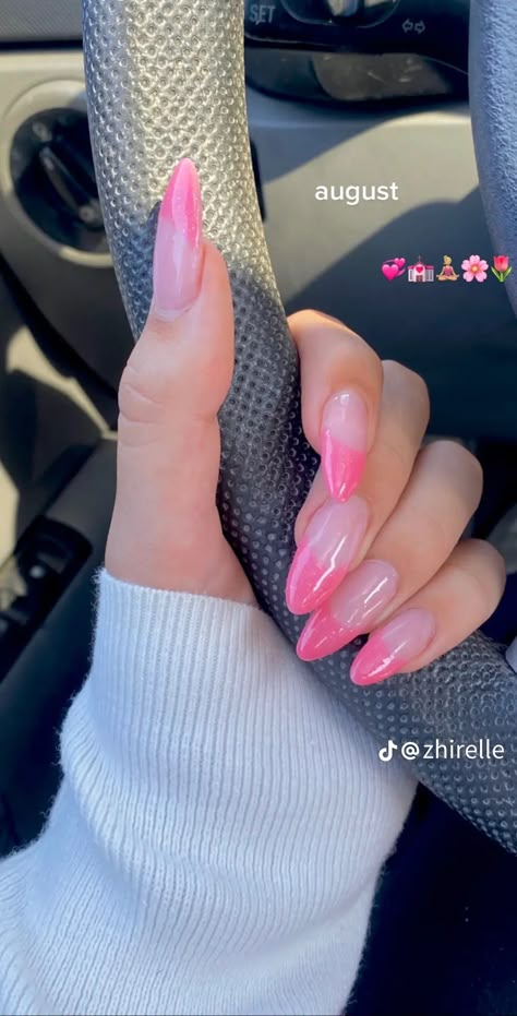 Trend Nail Designs, Simple And Cute Nails, Nails Ideas For Summer, Cute Nails Ideas, Press On Nail Designs, Trendy Summer Nails, Color For Nails, Nails Colors, Summer Acrylic Nails