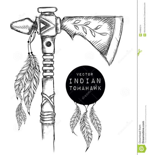 Tomahawk Drawing, Indian Tomahawk, Draw Vector, Hand Drawn Vector Illustrations, Sketches Simple, Hand Draw, Hand Drawn Vector, Drawing Easy, Art Drawings Sketches Simple