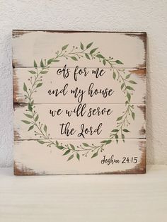 As For Me And My House We Will Serve The Lord Sign wood #christiainsign #christiandecor #christianwallart #bibleverse #bibleversesign #scripturesign #scripturesign Christian Wood Signs, Kid Storage, Wood Signs Bible Verse, Diy Farmhouse Decoration, Relax Signs, Christian Signs, Bible Verse Signs, Scripture Signs, Decor Ikea