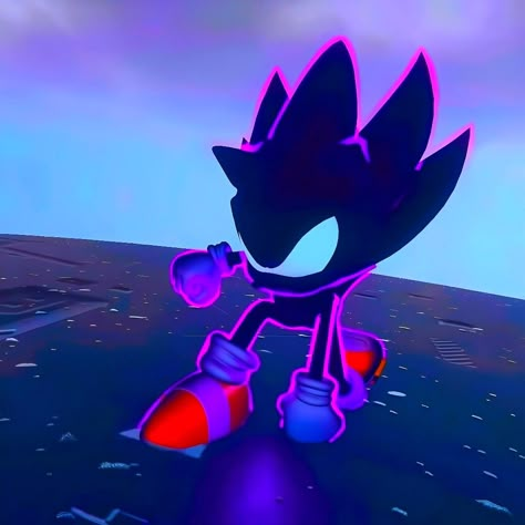 Dark Sonic Pfp, Aesthetic Pfp Y2k, Purple Sonic, Memory Reboot, Black Sonic, Sonic Pfps, Dark Sonic, Sonamy Comic, Chill Mood