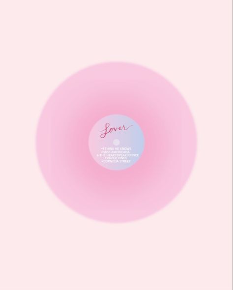 Taylor Swift Lover Vinyl, Aura Illustration, Lover Vinyl, Ombre Wallpaper Iphone, Pink Widget, Lover Taylor, Printable Wall Collage, Taylor Swift Lover, Taylor Swift Posters