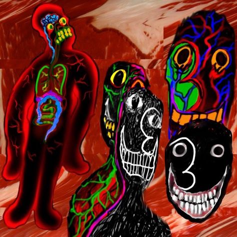 Meatcore Art, Meatcore Aesthetic, Weirdcore Ocs, Weirdcore Oc, Weirdcore Art, Eyestrain Art, Weird Core, Arte Peculiar, Dreamcore Weirdcore