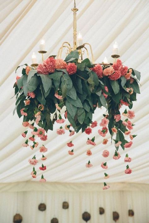 pete cranston Flowers Hanging, Wedding Chandelier, Flower Chandelier, Party Deco, Floral Chandelier, Garden Photography, Hanging Flowers, Diwali Decorations, The Ceiling