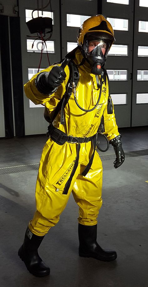 Fireman Outfit, Hazmat Suits, Hazmat Suit, Diving Gear, Tactical Clothing, Power Suit, Armors, Gas Mask, Wet Weather