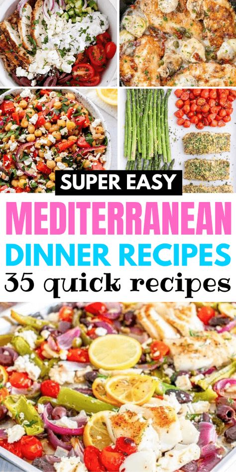 Easy Meditterean Diet Meals, Mediterranean Keto Dinner Recipes, Easy Dinner Recipes Mediterranean, Meteranian Dinner Recipes, Mediterranean Main Course, Mediterranean Dinner Ideas Easy, Easy Mediterranean Diet Dinner Recipes, Mediterian Diet Recipes Easy, Medeteranian Recipes Dinners Easy