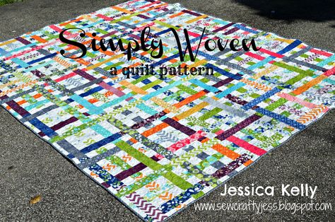 https://flic.kr/p/djqZBs | Simply Woven quilt tutorial | Moda Bake Shop tutorial here Woven Quilt, Free Quilt Tutorials, Lattice Quilt, Jelly Roll Patterns, Moda Bake Shop, Quilting 101, Jelly Roll Quilt Patterns, Plaid Quilt, Quilt Tutorial