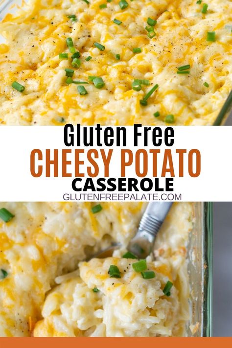 Easter Side Dishes Gluten Free, Easter Dinner Ideas Gluten Free, Gluten Free Cheesy Potatoes, Gluten Free Side Dishes, Gluten Free Scalloped Potatoes, Gf Sides, Gluten Free Casserole, Gluten Free Thanksgiving Recipes, Scalloped Potato