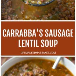 Carrabba's Lentil Soup Recipe, Lentil Soup With Sausage, Sausage Lentil Soup, Sausage Lentil, Lentils And Sausage, Lentil Sausage Soup, Soup With Sausage, Lentil Soup Recipe, Spicy Soup