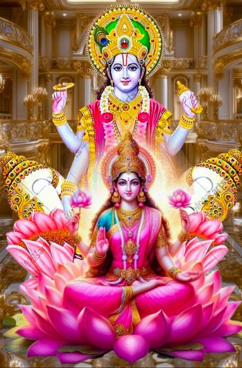 Laxmi Vishnu Images, Laksmi Dewi, Vishnu Lakshmi Images, Lakshmi Narayan Images, Narayan Images, Narayan God, Lord Narayan, Pictures Of God, Jay Ganesh