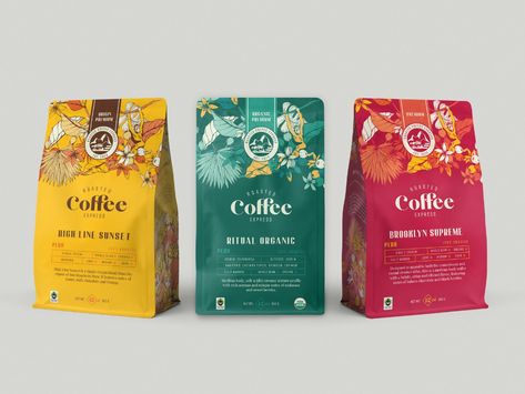 Roasted Coffee Express on Packaging of the World - Creative Package Design Gallery Coffee Express, Coffee Bag Design, Packaging And Label, Coffee Shop Branding, Tea Packaging Design, Coffee Pack, Coffee Label, Adobe Photoshop Design, Luxury Coffee