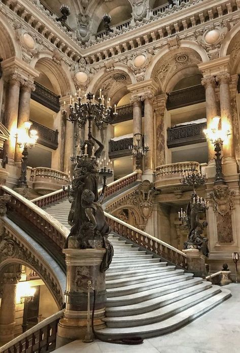 Fancy Architecture, Opera Garnier Paris, Charles Garnier, Opera Garnier, House Inspo, Location History, House Ideas, Opera, Beautiful Places