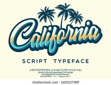 California Logo Stock Vectors, Images & Vector Art | Shutterstock California Font, California Logo, Surf Logo, Script Typeface, Typographic Art, Vintage Brush, Free Script Fonts, Popular Fonts, Font Illustration