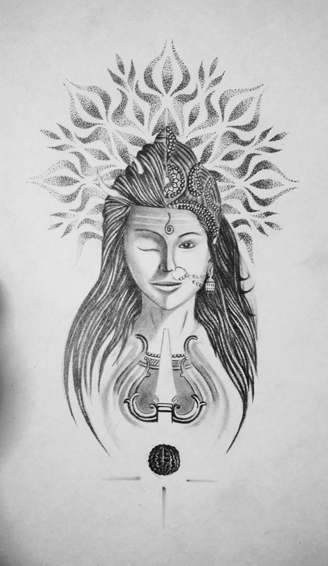 Parvati Tattoo, Mashup Tattoo, Mahadev Tattoo, Shiv Parvati, Shiva Tattoo Design, Shiva Parvati, Shiva Tattoo, Shiva Painting, Lord Shiva Painting