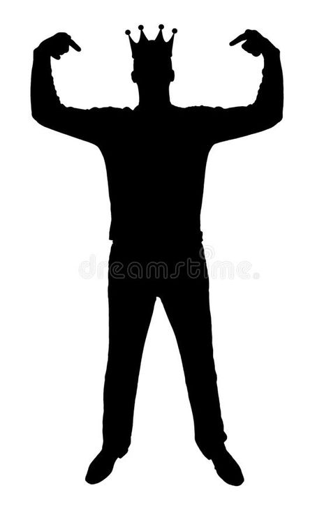 Silhouette Of A Selfish Man With A Crown On His Head Tries To Attract Attention Stock Illustration - Illustration of social, person: 114539434 Man Shouting Drawing, Selfish Illustration, Selfish Man, Lack Of Confidence Illustration, Social Person, Man Shouting Illustration, Selfish Men, Silhouette Of A Man, Mirror Illustration