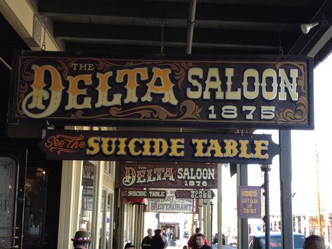 Western Signage, Ancient Scripts, Virginia City, Western Town, Eat Lunch, Grape Vines, Virginia