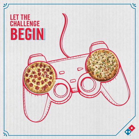 Domino's Pizza Social Media Designs on Behance Pizza Graphic Design, Food Social Media Design, Pizza Post, Creative Pizza, Food Social Media, Pizza Branding, Domino's Pizza, Creative Advertising Photography, Pizza Design