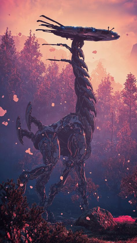 Tallneck Horizon New Dawn, Horizon Zero Dawn Aesthetic, Horizon Zero Dawn Fanart, Forbidden West Wallpaper, Horizon Forbidden West Wallpaper, Aloy Wallpaper, Horizon Fanart, Horizon Aesthetic, Horizon Game